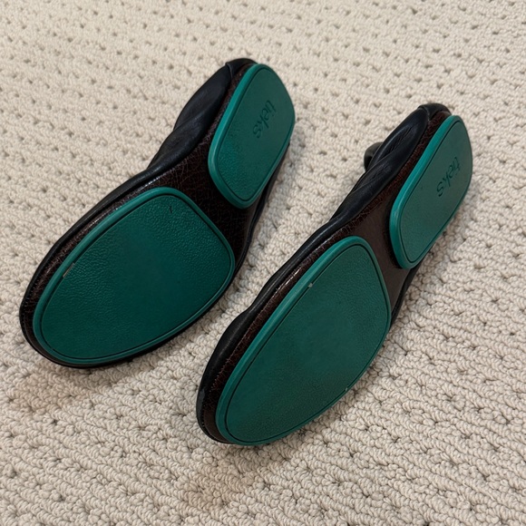 Tieks Black Leather Flats - Picture 3 of 7